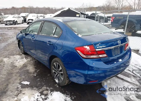 2014 Honda Civic Ex z USA, uszkodzony, nr VIN 2HGFB2F85EH557441
